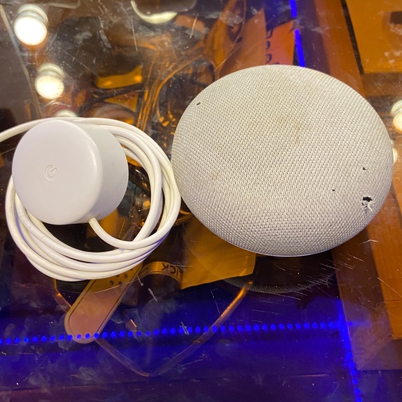 Google Home Mini Smart Speaker with Google Assistant - Chalk (GA00210-US) - Picture 2 of 3